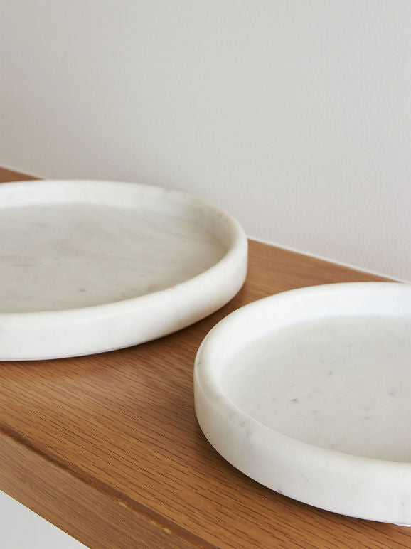 Ora Marble Round Tray