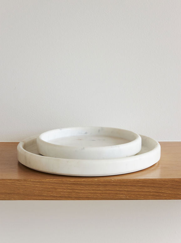Ora Marble Round Tray