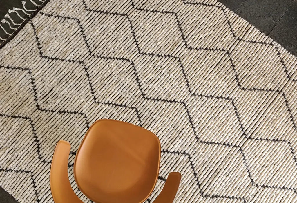 Nala Rug | Natural + Slate