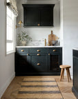 River Ticking Nook Rug | Natural + Indigo