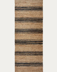 River Ticking Nook Rug | Natural + Indigo