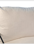 Charlotte Corduroy Wide Lounger | Cream