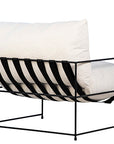 Charlotte Corduroy Wide Lounger | Cream