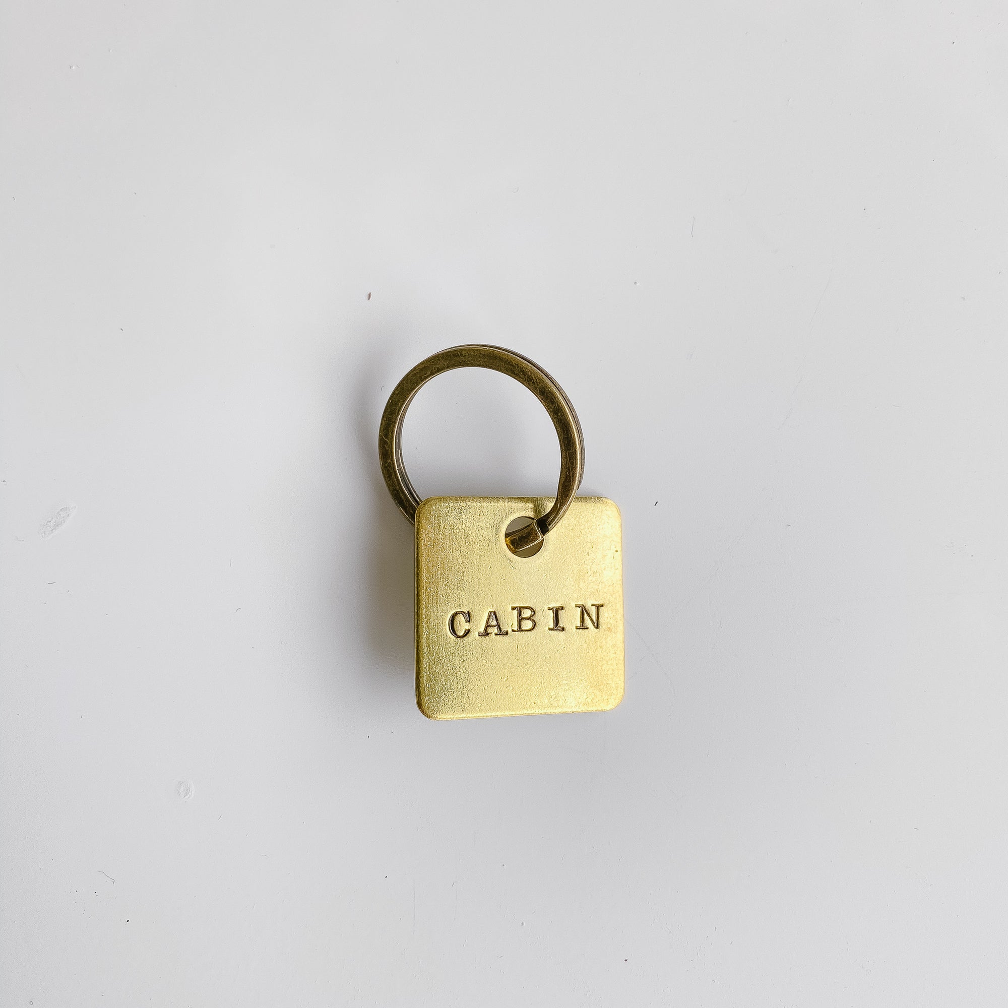CABIN | Vintage Brass Keychain