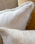 Keaton Linen Pillow | Cream + Natural