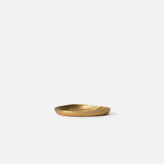 Pebble Solid Brass Tray