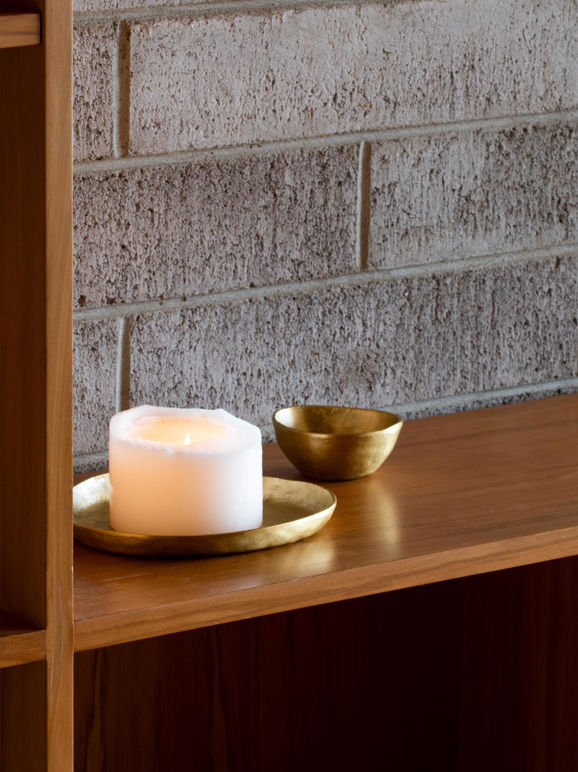Pebble Solid Brass Tray