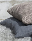 Indira Linen Pillow | Slate