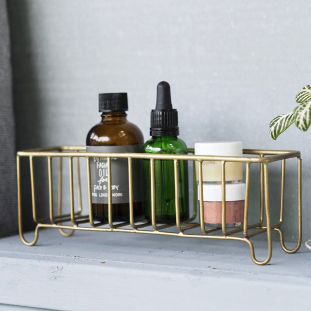 Brass Slender Wire Basket