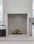 Ash Magnetic Fireplace Set