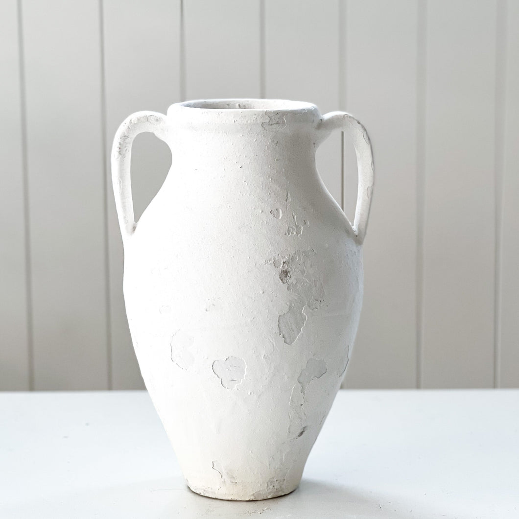 White Turkish Pot No. 1 | Large | Vintage Collection
