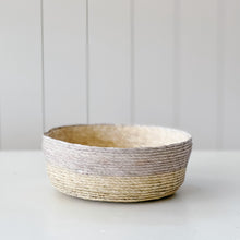 Load image into Gallery viewer, Round Tabletop Basket | Natural + Arena
