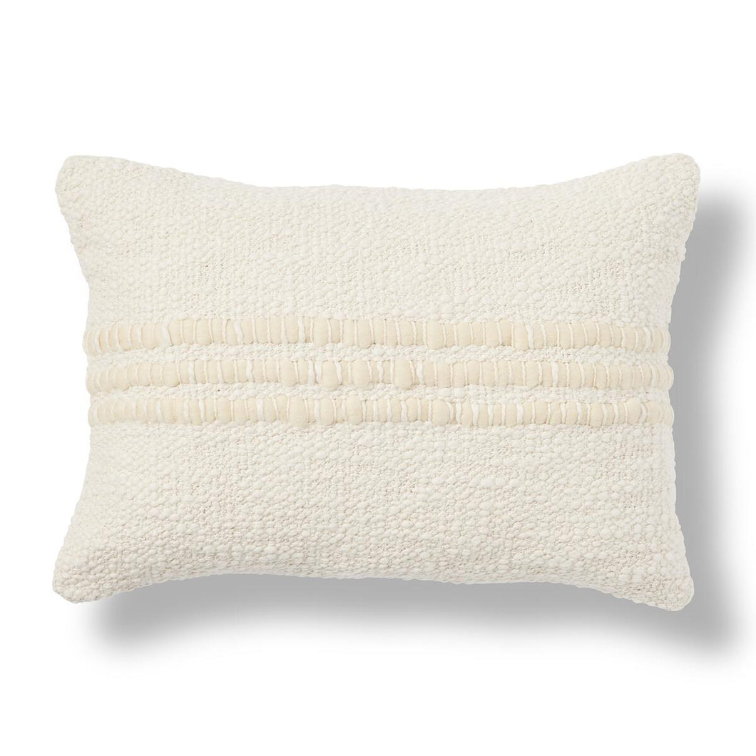 Cielo Handwoven Pillow | Ivory