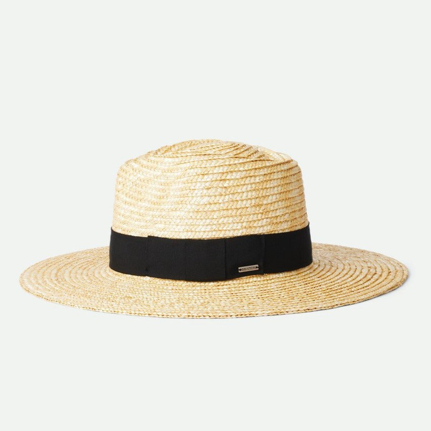 Brixton The Joanna Wide-brim Natural Straw Hat with Black Band Women main image 4