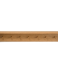 Oak Storage Shelf with Hooks