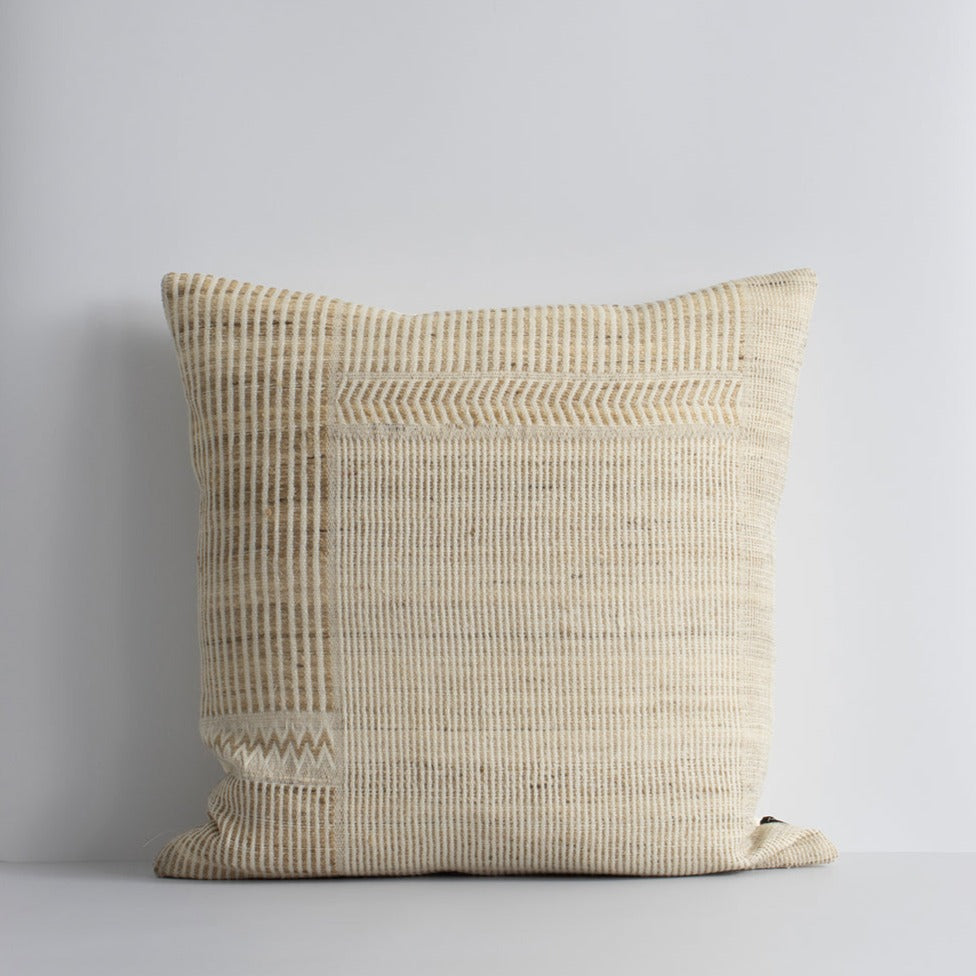 Navajo Woven Pillow | Straw + Cream