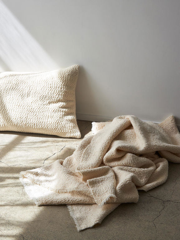 Boucle Lumbar Pillow | Natural