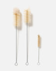 Natural Bottle Brush with Cotton Tip