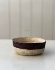 Round Tabletop Basket | Natural + Coco