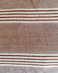 Canapé Bed Roll | Chocolate Heritage Stripe