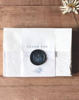 Handmade Deckled 'Thank You' Notecards with Envelopes | Set of 6