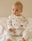Collared Pajama Onesie | Bears + Berries