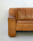 Buffalo Leather 2-Seater Sofa DS-44 by de Sede | Switzerland, circa 1970s