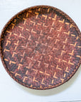 Vintage Winnowing Bamboo Grain Basket