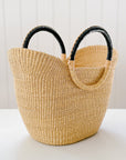 The Sag Harbor Tote No.1 | Natural with Leather Handle