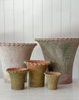 Piecrust Planter | Aged Terra Cotta