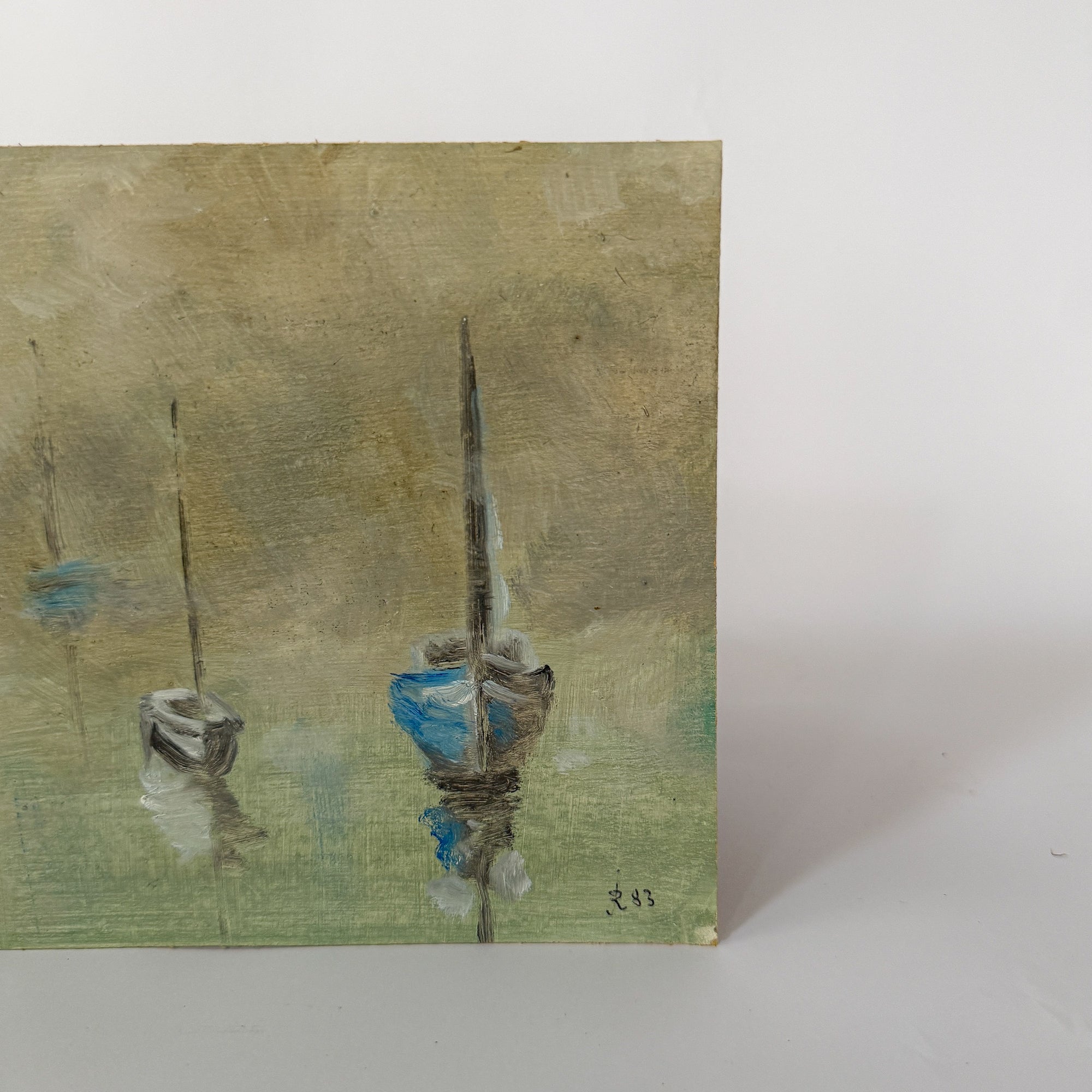 Sailing Dory | Hand-Painted Coastal Art
