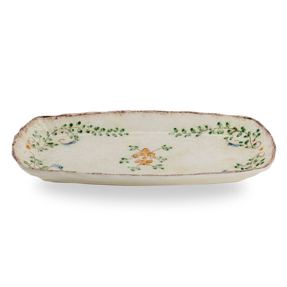 Hand-Painted Italian Tray | Vintage Garden