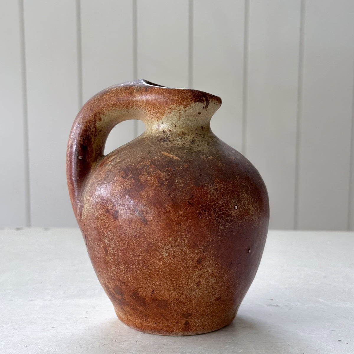 Vintage French Stoneware Pitcher | No. 66