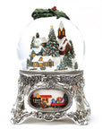 Heirloom Musical Oversized Snow Globe with Rotating Train | Snowy Village