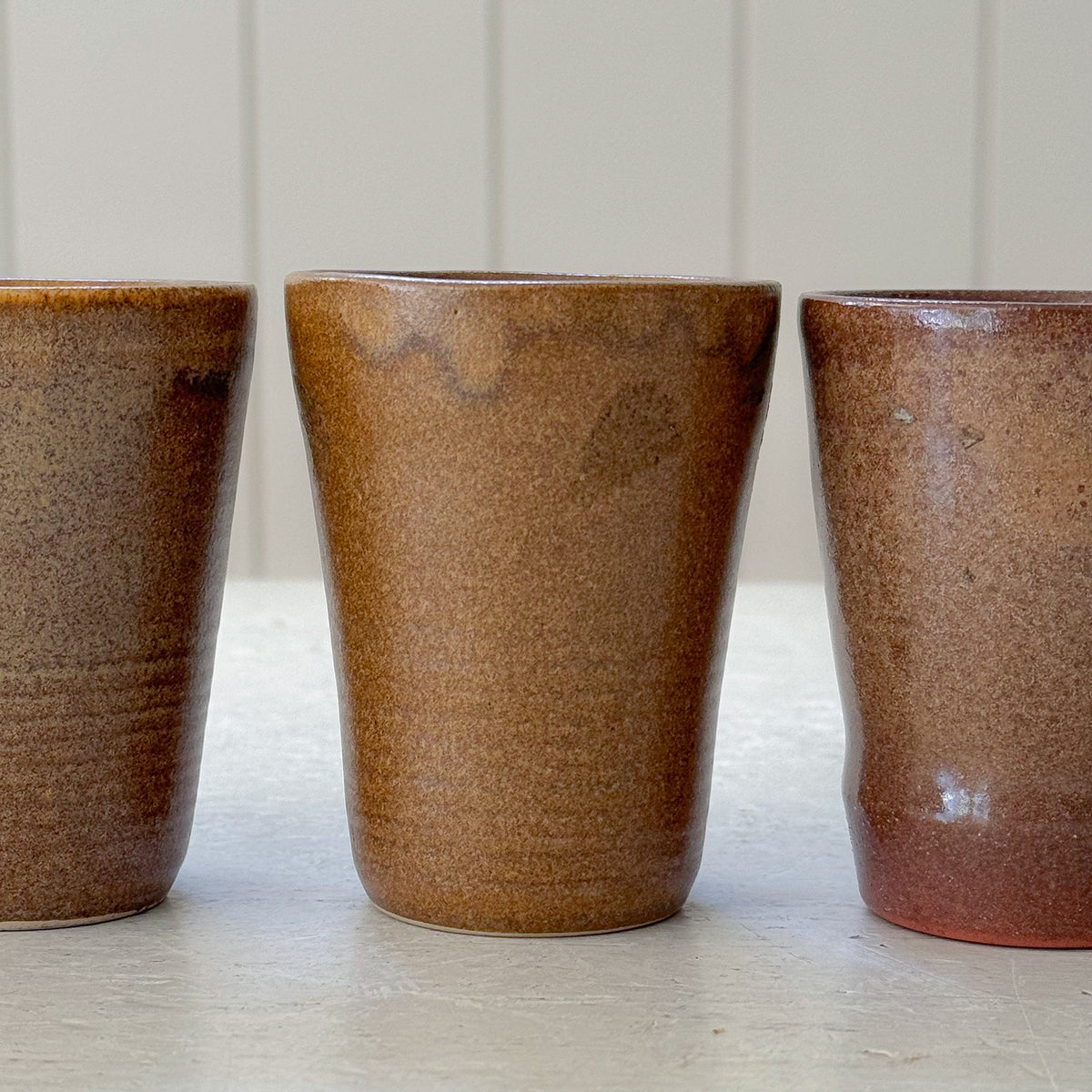 Individual French Ceramic Tumblers