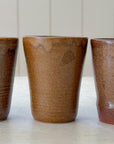 Individual French Ceramic Tumblers