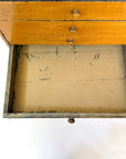 Antique Ochre Haberdashery 22 Drawer Mercantile Counter | Spain, 19th Century