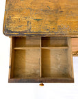 Antique Ochre Haberdashery 22 Drawer Mercantile Counter | Spain, 19th Century