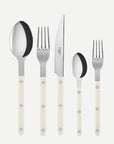 5 Piece Flatware Set | Ivory Bistrot Vintage