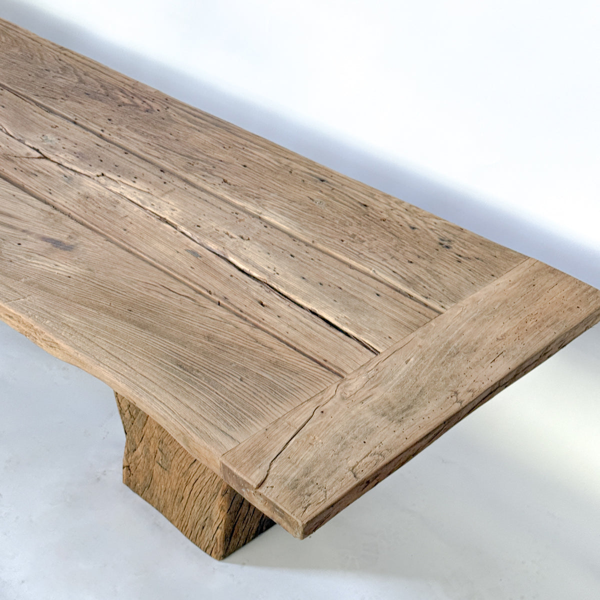 Turkish Hand Hewn Beam Reclaimed Coffee Table