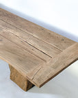 Turkish Hand Hewn Beam Reclaimed Coffee Table