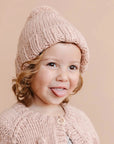 Classic Knit Pom Hat | Blush