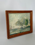 Crosswinds | Hand-Painted Framed Coastal Art