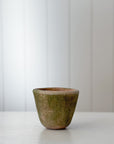 Aged Terra Cotta Crucible Planter