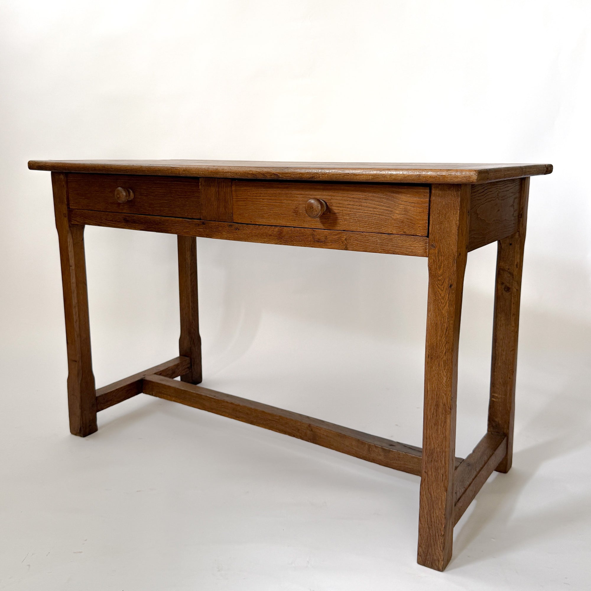 Antique 2-Drawer Desk + Console Table