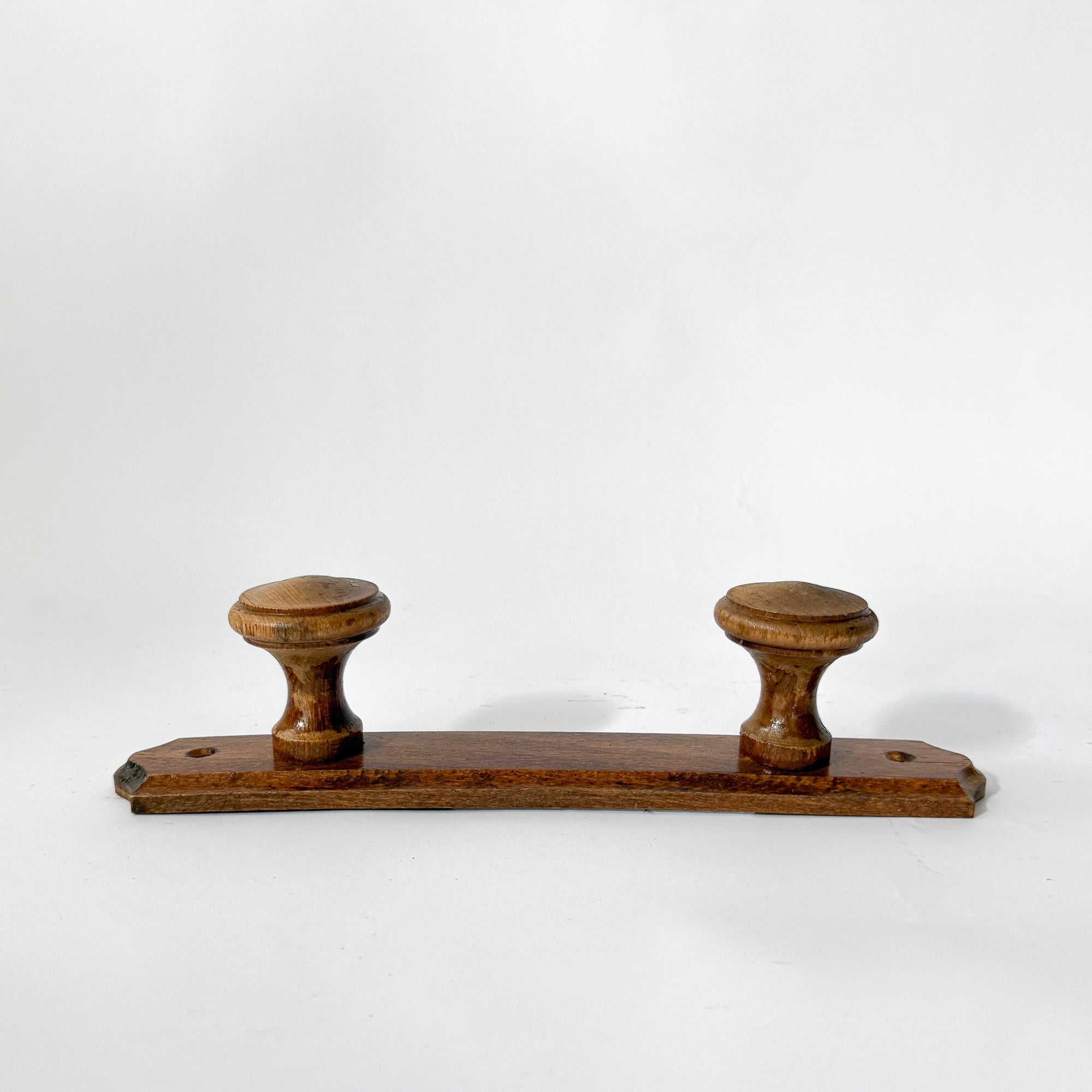 French 2 Peg Coat Rack