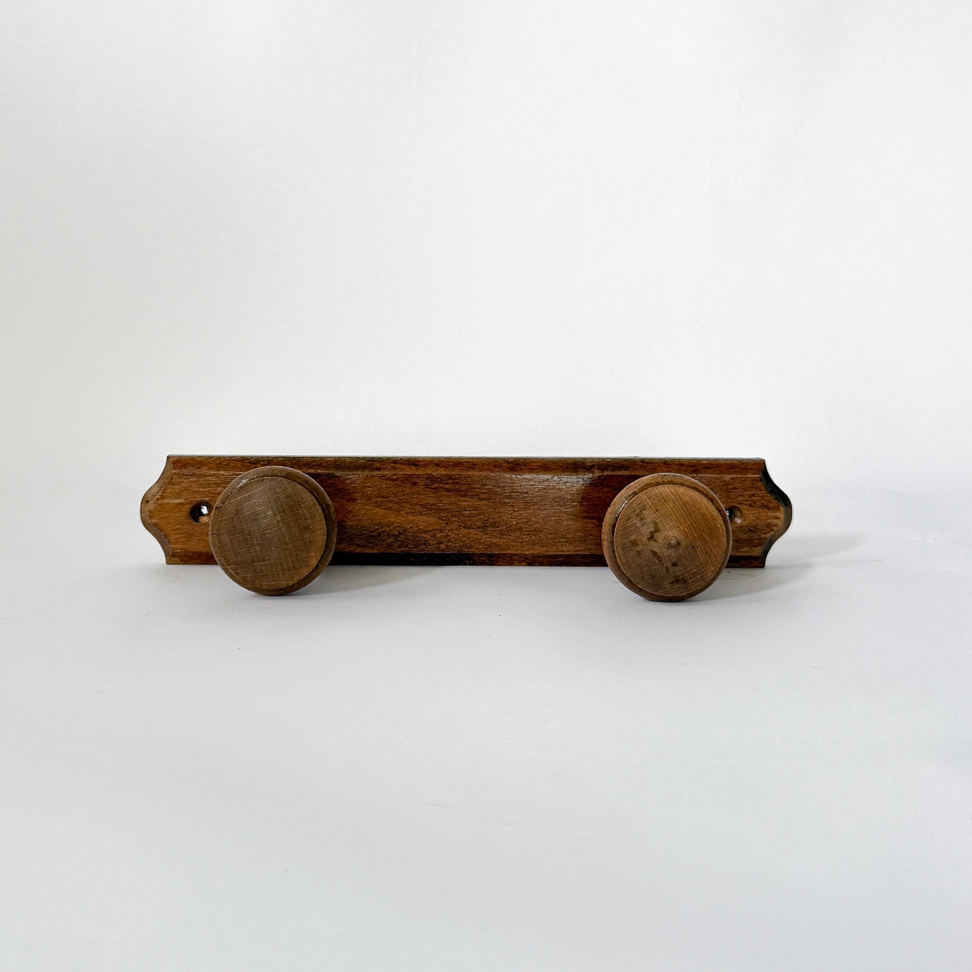 French 2 Peg Coat Rack