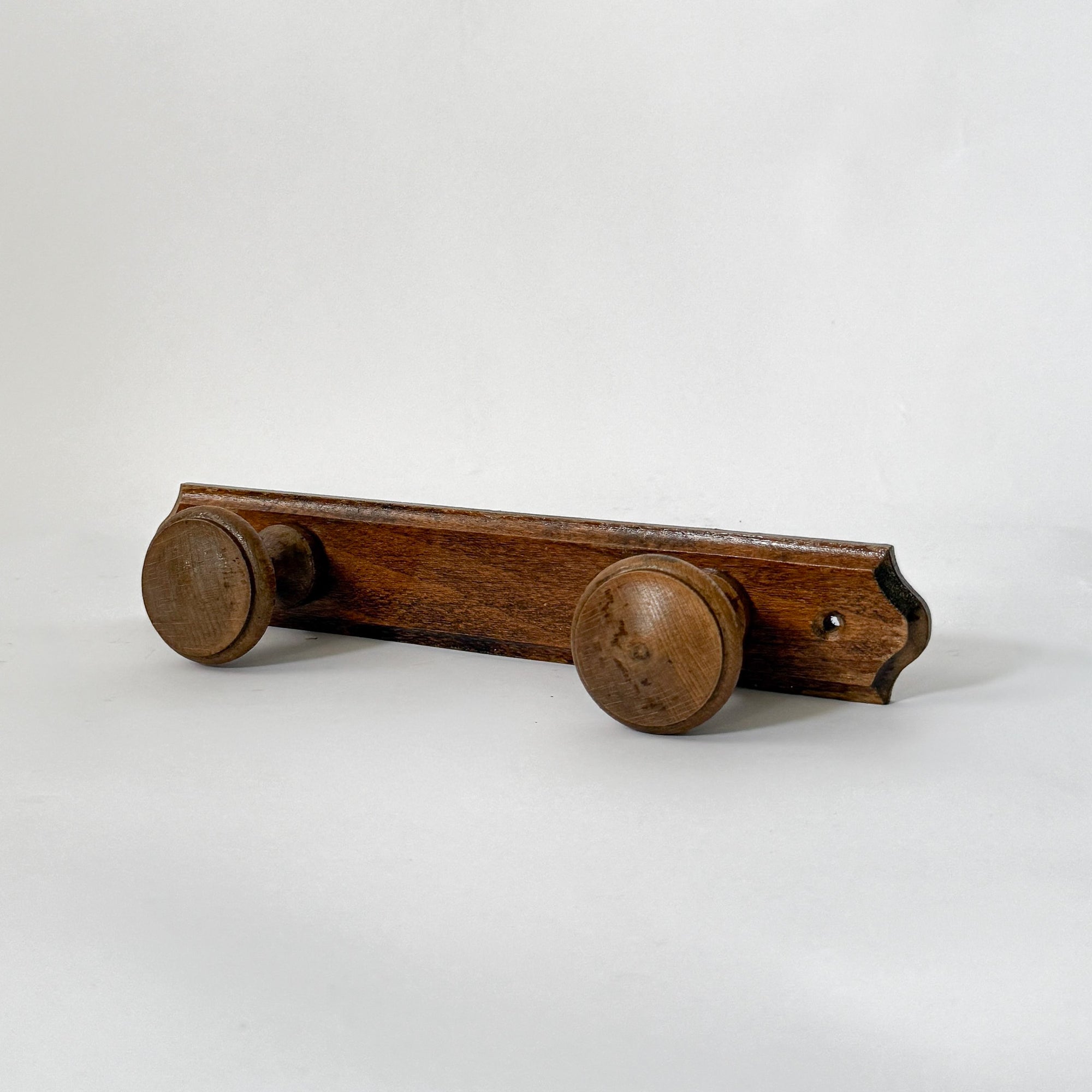 French 2 Peg Coat Rack