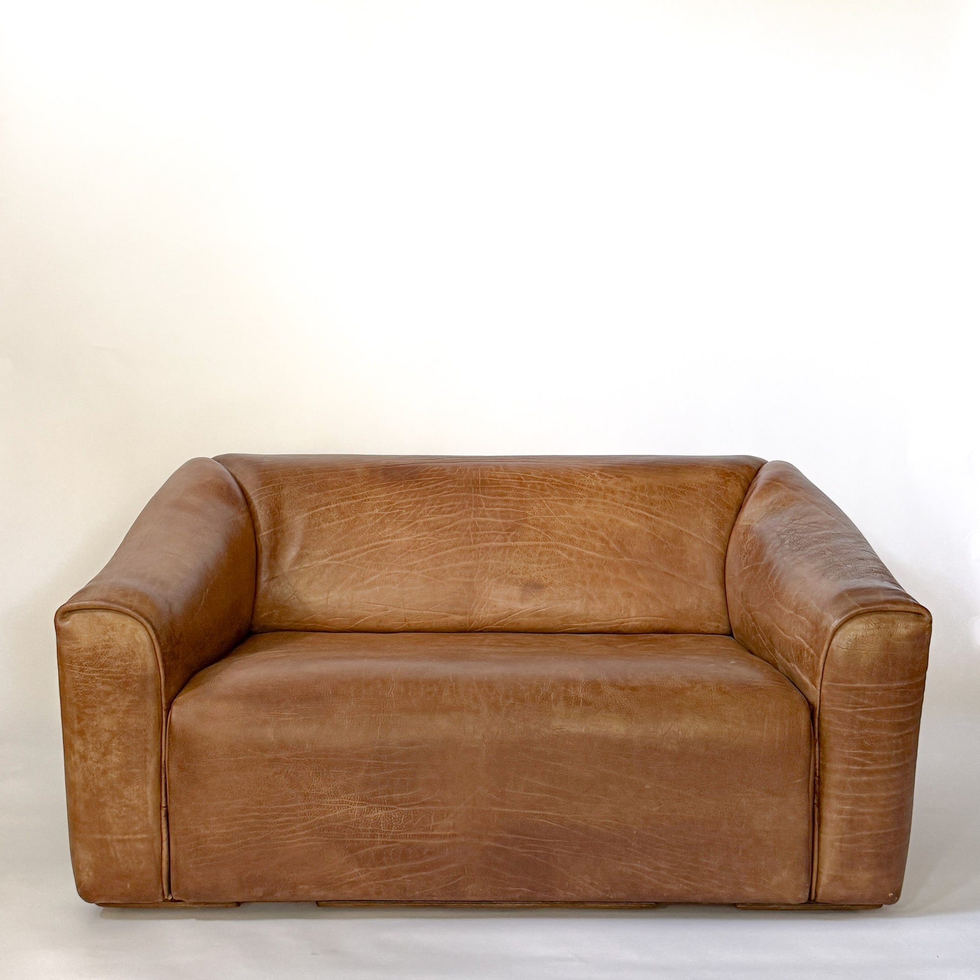 Buffalo Leather 2-Seater Sofa by de Sede DS-47 | Switzerland, circa 1970s