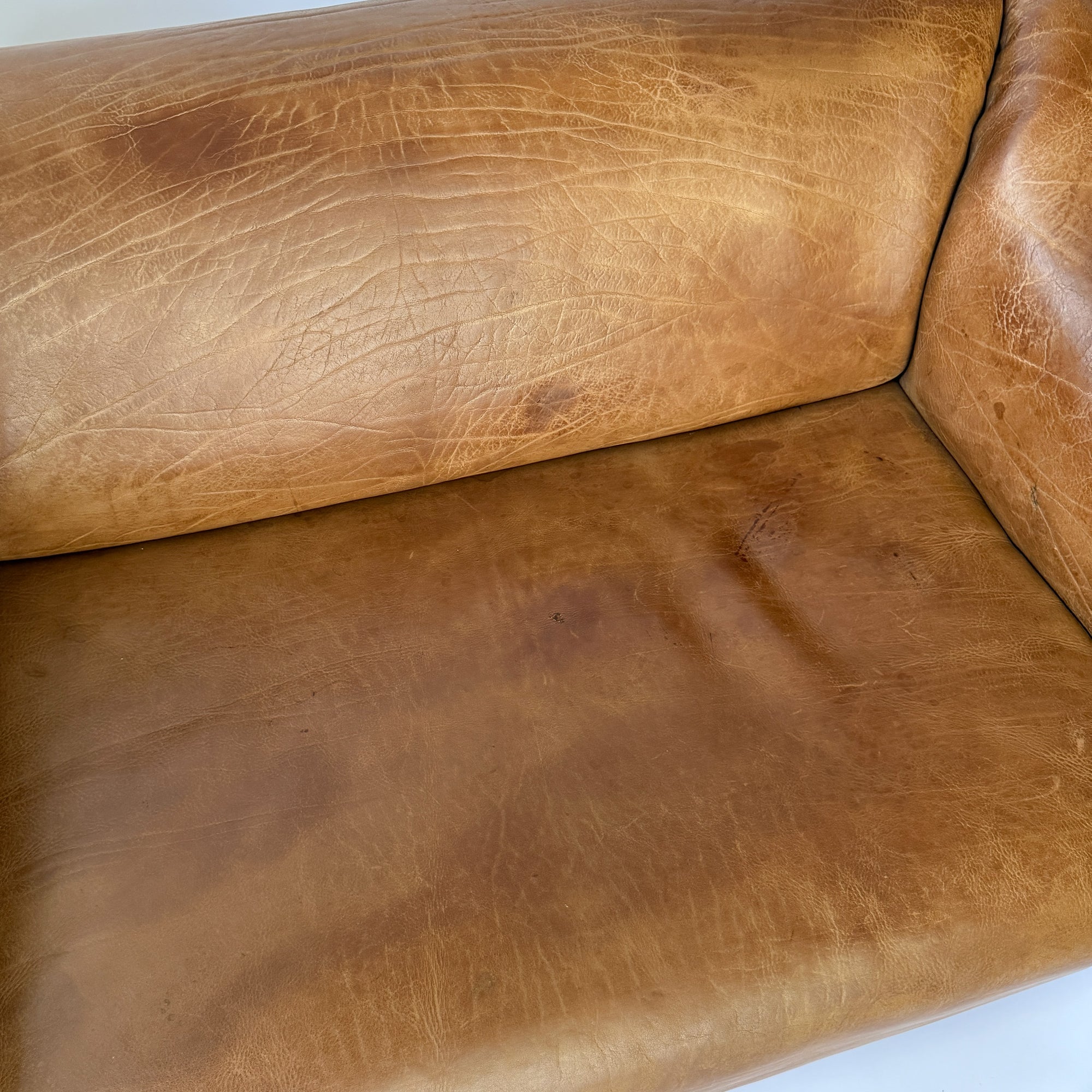 Buffalo Leather 2-Seater Sofa by de Sede DS-47 | Switzerland, circa 1970s